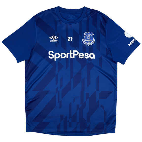 2019-20 Everton Player Issue Pre-Match Shirt - As New