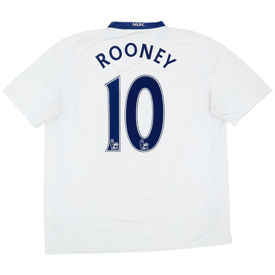 2008-10 Manchester United Away Shirt Rooney #10 - 5/10 - (XXL)