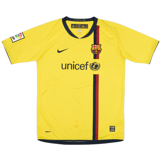 2008-10 Barcelona Away Shirt - 7/10 - (XL.Boys)