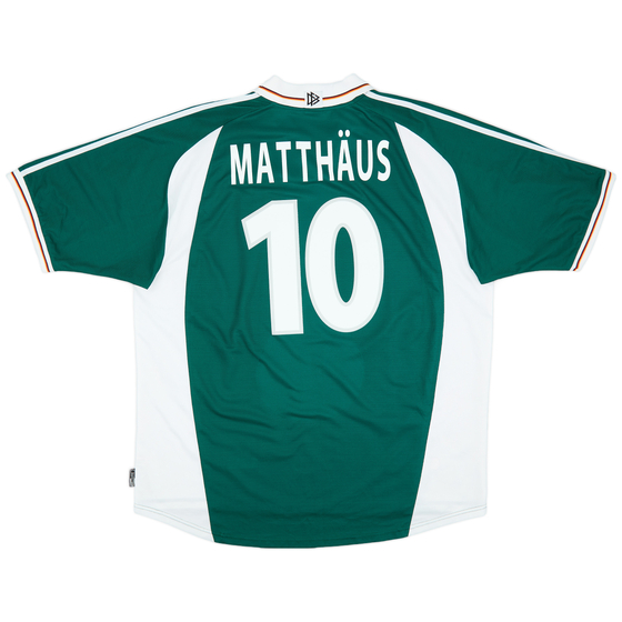 2000-02 Germany Away Shirt Matthaus #10 - 8/10 - (XXL)