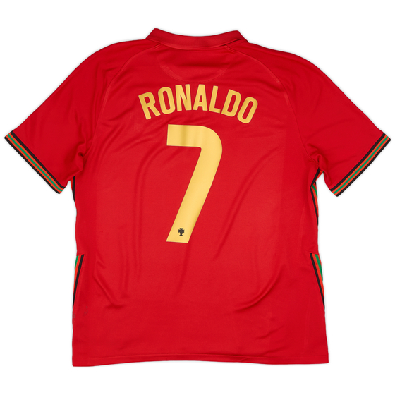 2020-21 Portugal Home Shirt Ronaldo #7 - 8/10 - (L)
