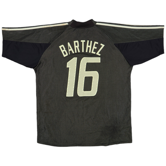2002-04 France GK Shirt Barthez #16 - 6/10 - (L)