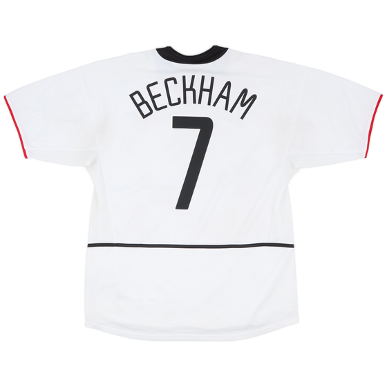 2002-03 Manchester United Away Shirt Beckham #7 - 7/10 - (L)
