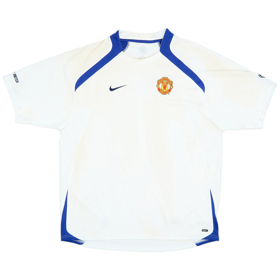 2005-06 Manchester United Nike Training Shirt - 5/10 - (L)