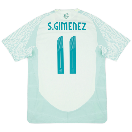 2024-25 Mexico Authentic Away Shirt S.Gimenez #11