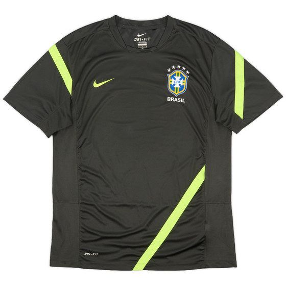 2012-13 Brazil Nike Training Shirt - 9/10 - (L)