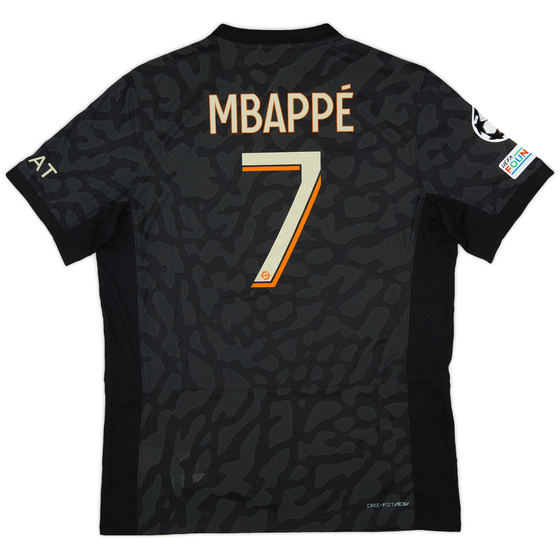 2023-24 Paris Saint-Germain Authentic Third Shirt Mbappe #7 (L)