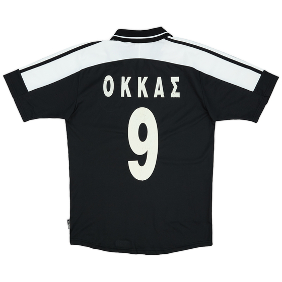 2000-01 PAOK Away Shirt Okkas #9 - 7/10 - (S)