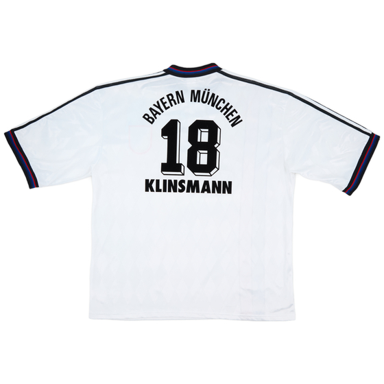 1996-98 Bayern Munich Away Shirt Klinsmann #18 - 8/10 - (XXL)