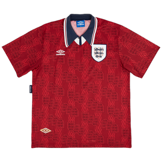1994-95 England Away Shirt - 9/10 - (XL)
