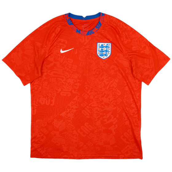 2020-21 England Nike Training Shirt - 7/10 - (XL)