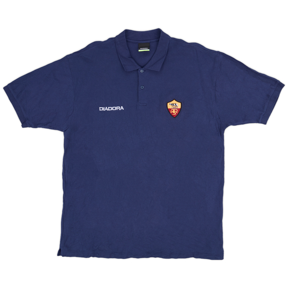 1999-00 Roma Diadora Polo Shirt - 9/10 - (XXL)