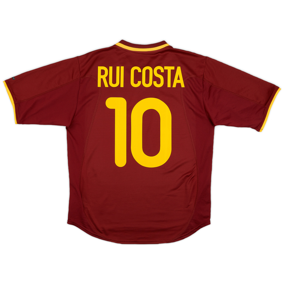 2000-02 Portugal Home Shirt Rui Costa #10 - 9/10 - (M)