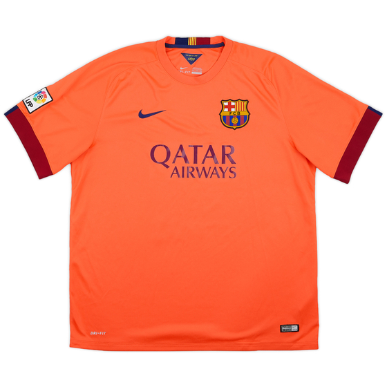 2014-15 Barcelona Away Shirt - 8/10 - (XXL)