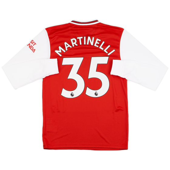 2019-20 Arsenal Home L/S Shirt Martinelli #35 (S)