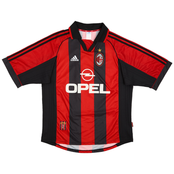 1998-00 AC Milan Home Shirt - 8/10 - (L)