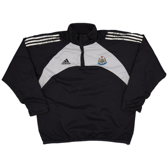 2002-03 Newcastle adidas 1/4 Zip Fleece Sweat Top - 5/10 - (XL)