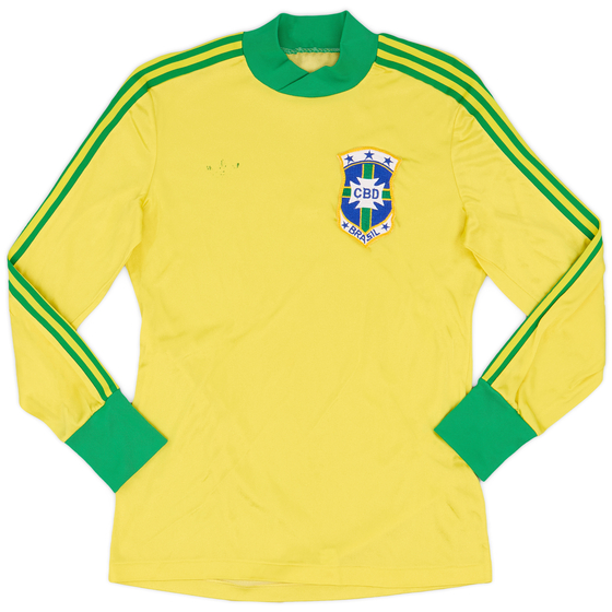 1978-80 Brazil Home L/S Shirt - 5/10 - (S)