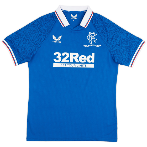 2022-23 Rangers Authentic 150th Anniversary Home Shirt - As New - (M)