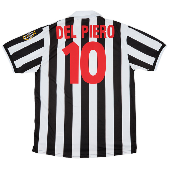 1998-99 Juventus Home Shirt Del Piero #10 - 9/10 - (XL)