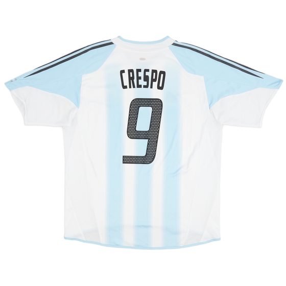 2004-05 Argentina Home Shirt Crespo #9 - 8/10 - (XL)