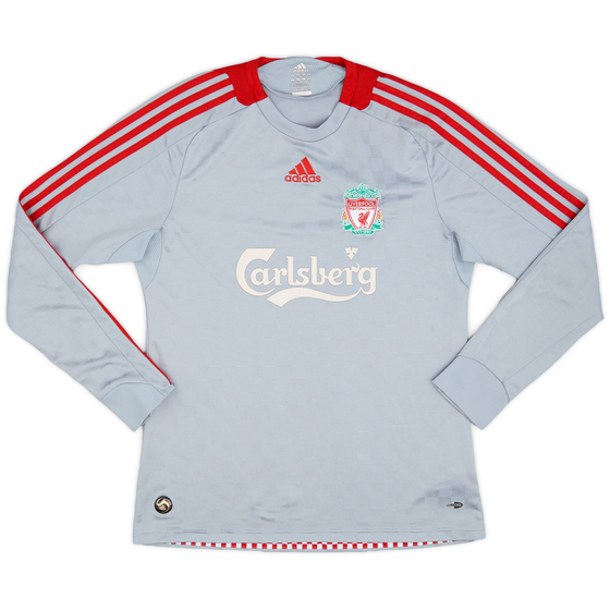 2008-09 Liverpool Away L/S Shirt Gill #8 - 4/10 - (M)