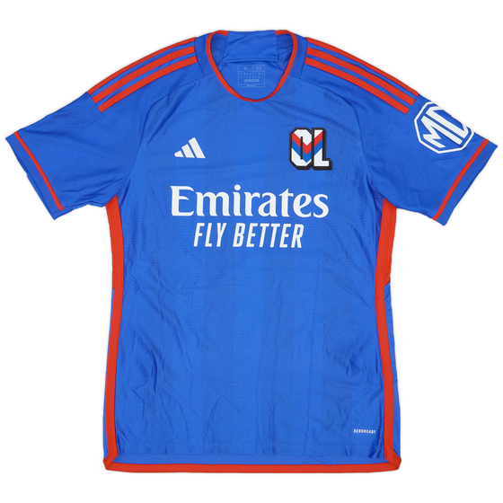 2023-24 Lyon Match Issue Away Shirt #10 (Lacazette)