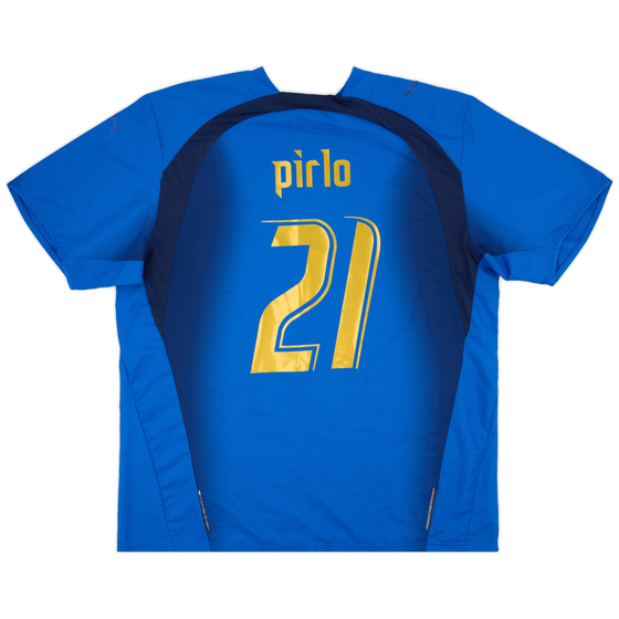 2006 Italy Home Shirt Pirlo #21 - 4/10 - (XL)