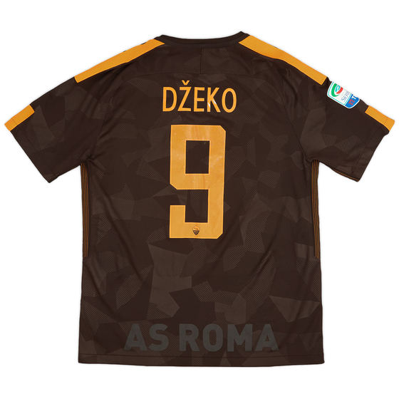 2017-18 Roma Third Shirt Dzeko #9 - 6/10 - (XL)