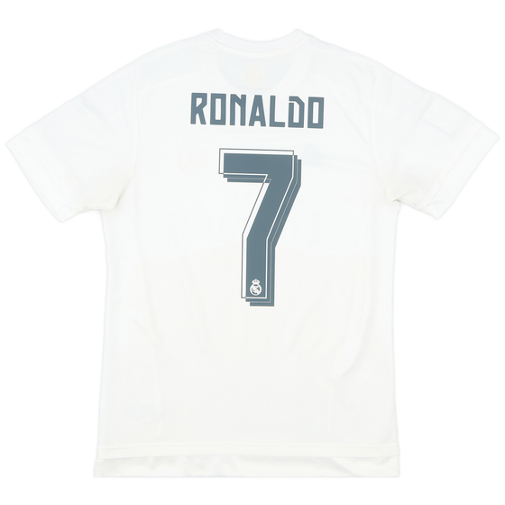 2015-16 Real Madrid Home Shirt Ronaldo #7 - 3/10 - (M)