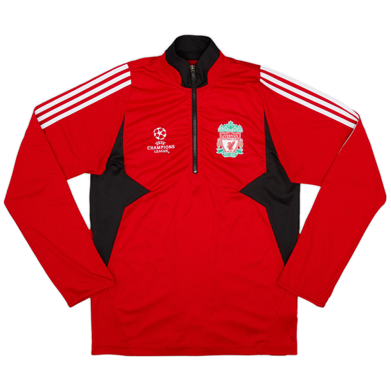 2007-08 Liverpool adidas 1/4 Zip CL Training Top - 5/10 - (XL.Boys)