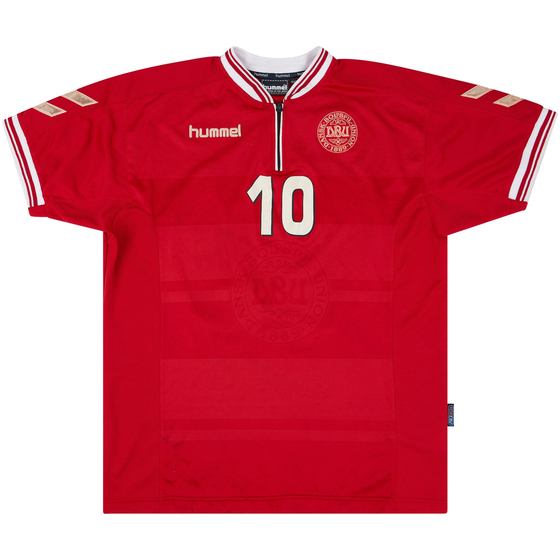 2000-02 Denmark Match Issue Home Shirt #10