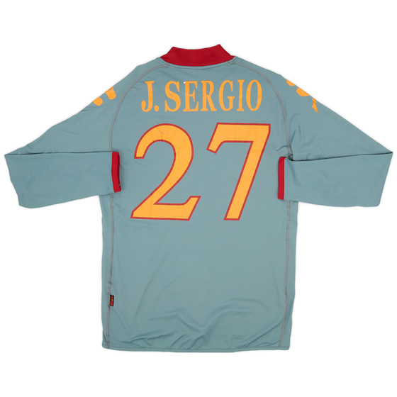 2008-09 Roma GK Shirt J. Sergio #27 - 5/10 - (XL)