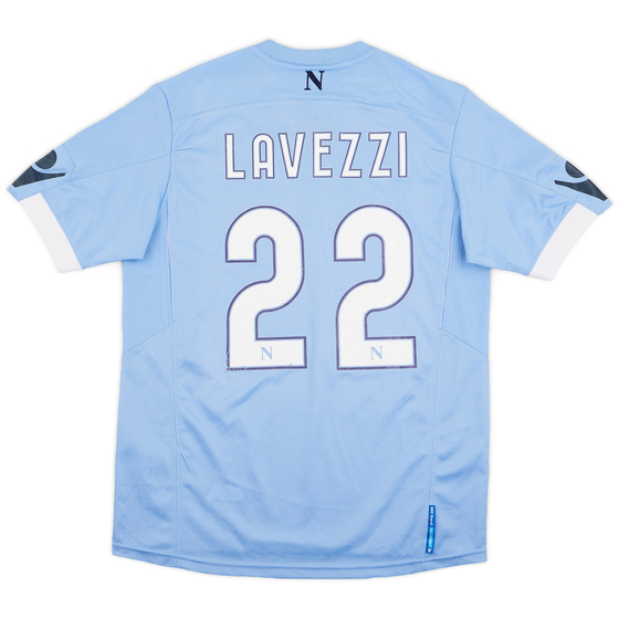 2010-11 Napoli Home Shirt Lavezzi #22 - 5/10 - (L)