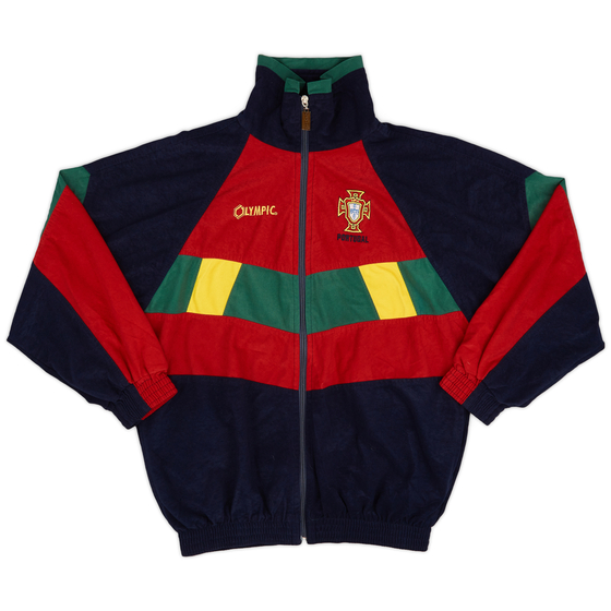 1995-96 Portugal Olympic Track Jacket - 9/10 - (XL)