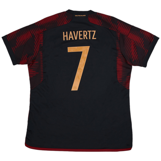 2022-23 Germany Away Shirt Havertz #7 - 9/10 - (XL)