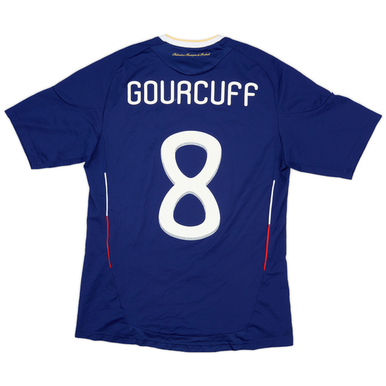 2009-10 France Home Shirt Gourcuff #8 - 8/10 - (S)