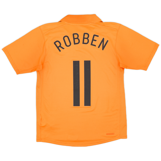 2006-08 Netherlands Home Shirt Robben #11 - 5/10 - (S)