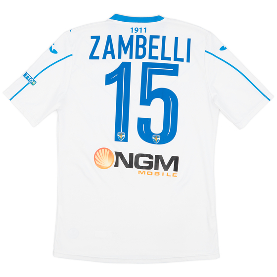 2014-15 Brescia Away Shirt Zambelli #15 - 7/10 - (L)