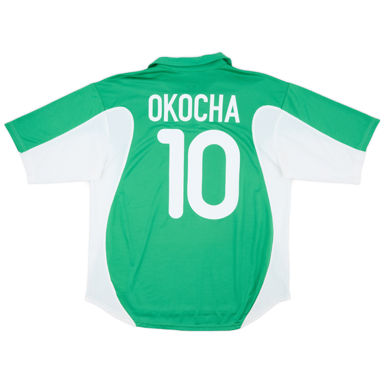 2000-01 Nigeria Home Shirt Okocha #10 - 9/10 - (L)