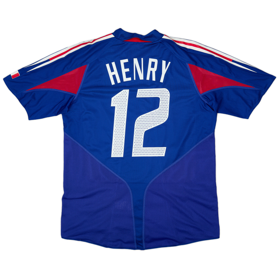 2004-06 France Player Issue Home Shirt Henry #12 - 9/10 - (L)
