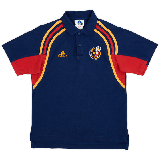 2000-02 Spain adidas Polo Shirt - 9/10 - (M.Boys)