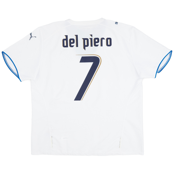 2006 Italy Away Shirt Del Piero #7 - 6/10 - (XXL)