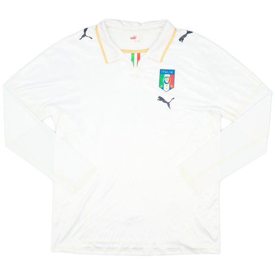 2007-08 Italy Player Issue Away L/S Shirt - 9/10 - (XL)