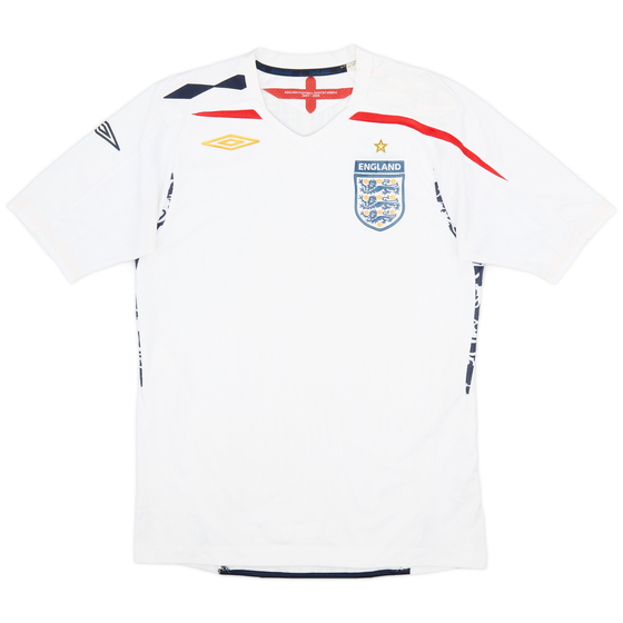 2007-09 England Home Shirt - 6/10 - (S)