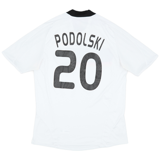 2008-09 Germany Home Shirt Podolski #20 - 6/10 - (M)