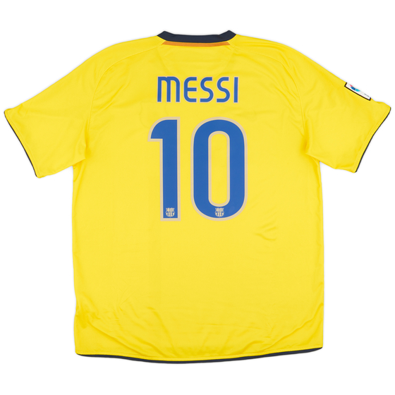 2008-10 Barcelona Away Shirt Messi #10 - 8/10 - (XL)