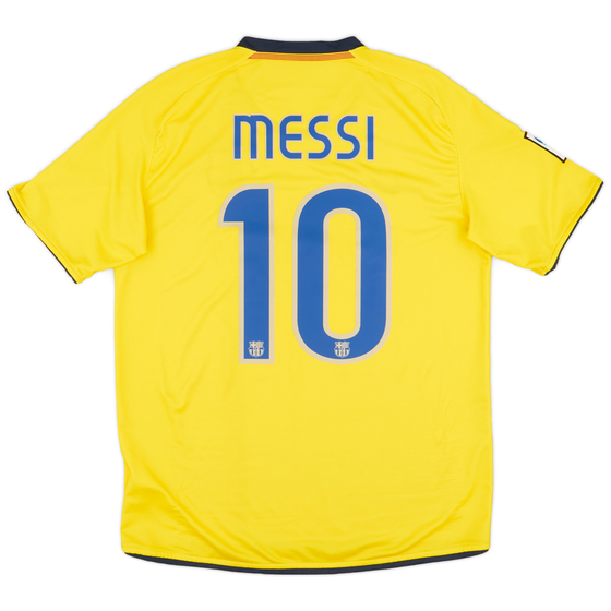 2008-10 Barcelona Away Shirt Messi #10 - 8/10 - (M)