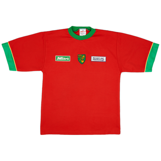 1996-97 Norwich Mitre Training Shirt - 8/10 - (M)