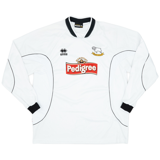 2003-05 Derby County Home L/S Shirt - 8/10 - (XL)